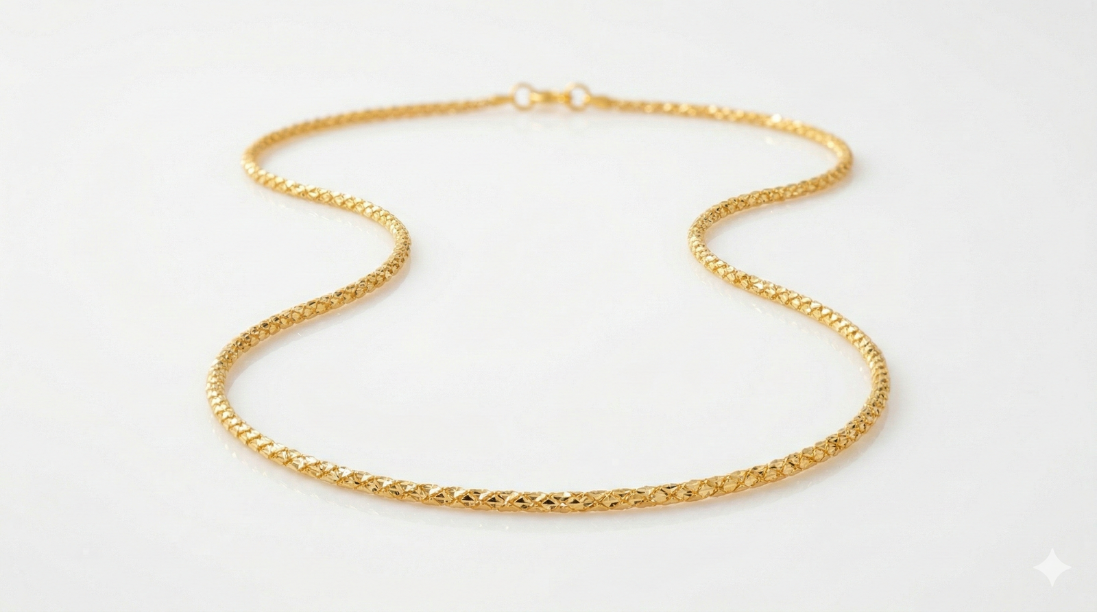 Diamond Cut Gold Chain