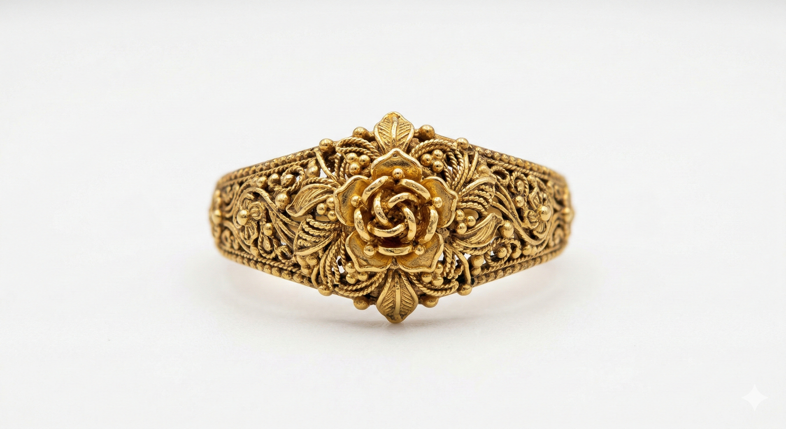 Antique Floral Gold Ring