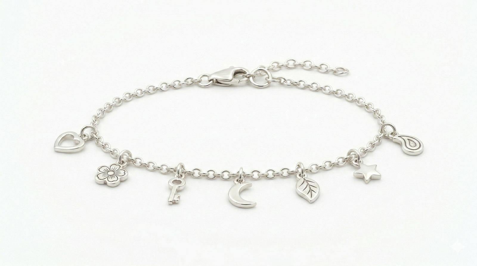 Silver Charm Bracelet