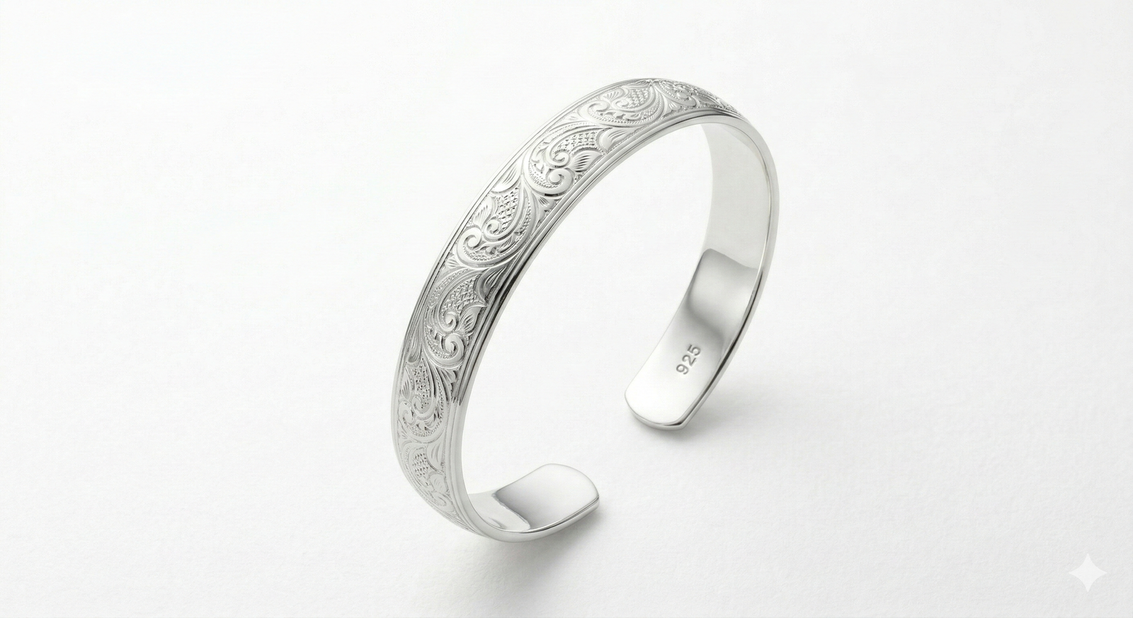 Silver Pattern Bracelet