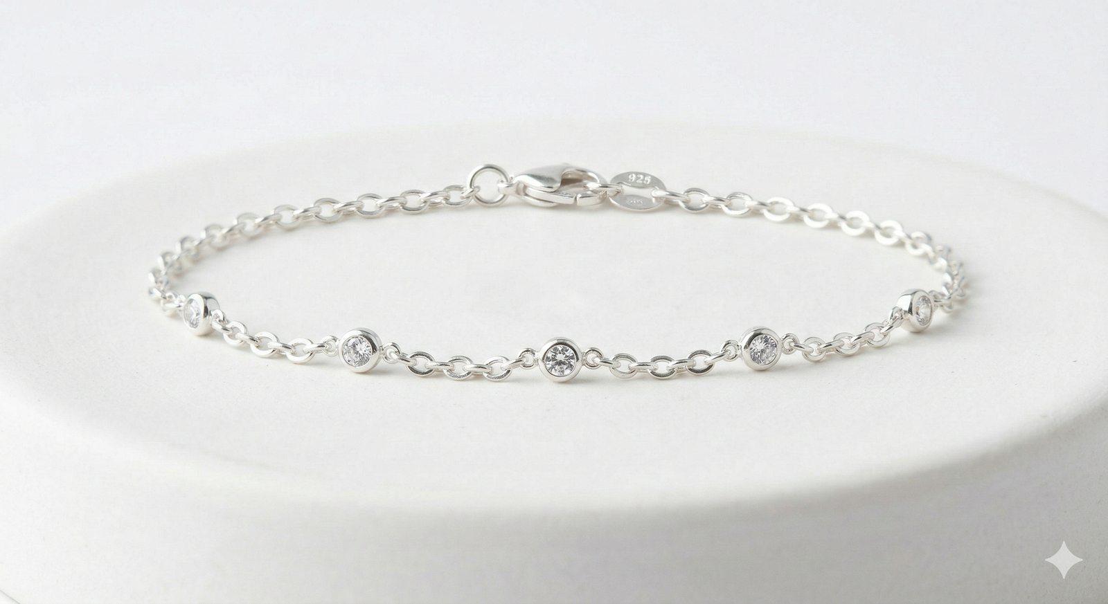 Silver Stone Bracelet