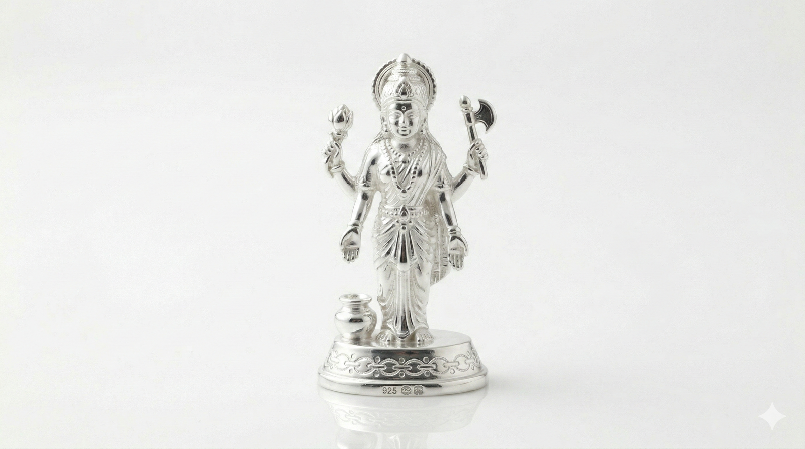 Silver Lakshmi Idol