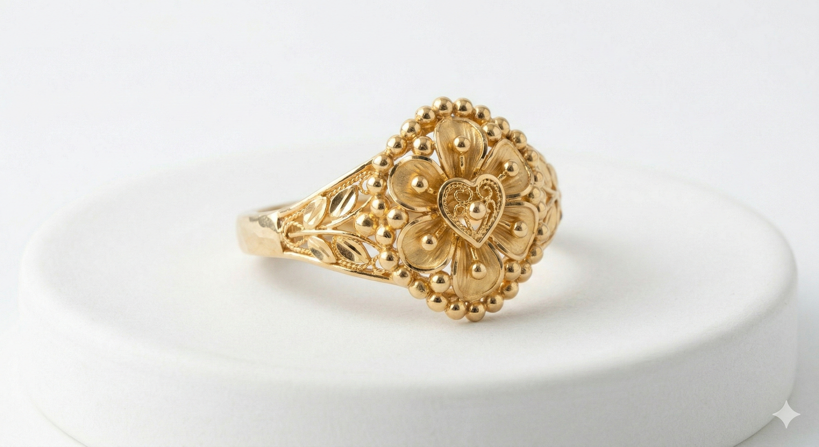 Floral Bridal Ring